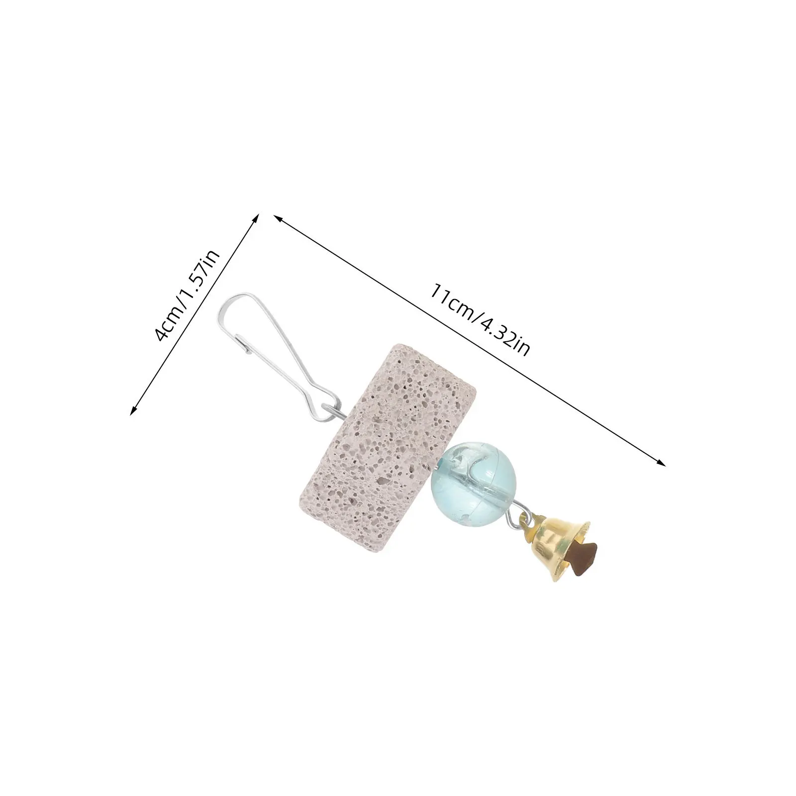 10 قطعة حجر الهامستر المولي شينشيلا مطحنة الأسنان زهرة شكل الحيوانات الأليفة الصغيرة صحة الأسنان سهلة التركيب كتلة طحن الأسنان #2