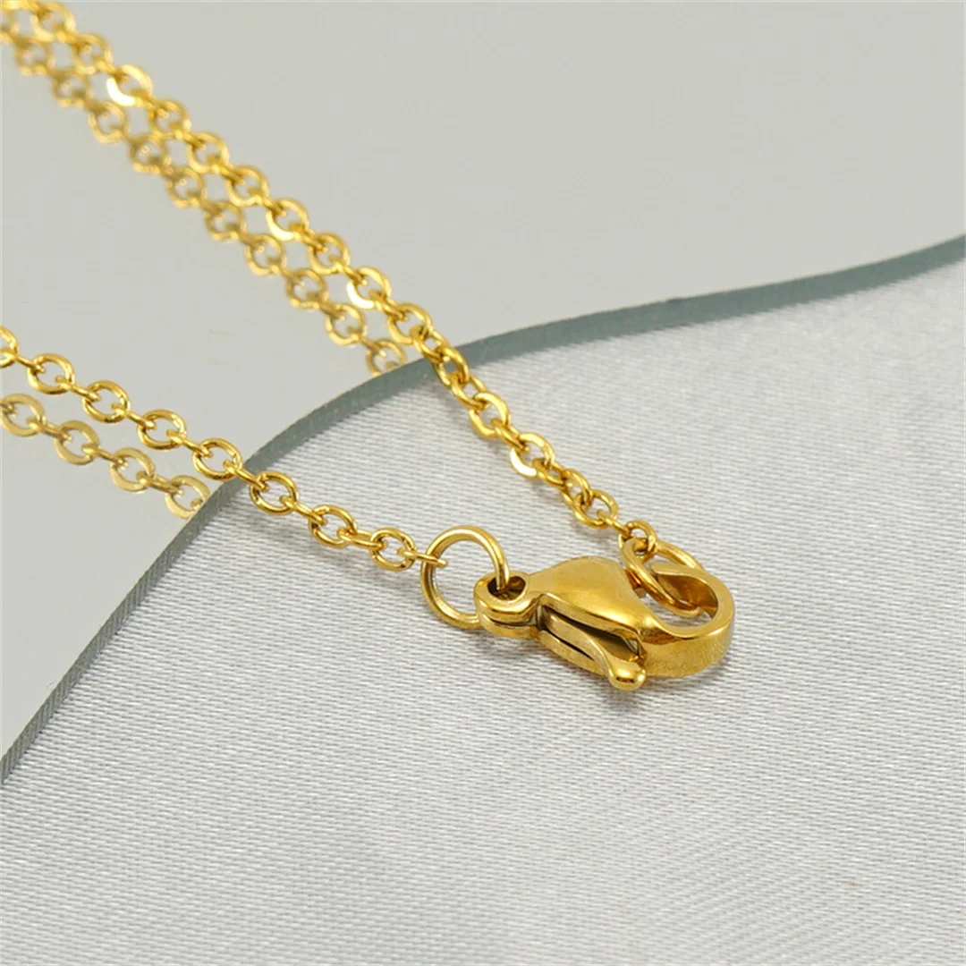 Vintage Fashion Initial Letter Name Pendant Female Gold Color Stainless Steel A-Z Alphabet Necklace for Women Jewelry Gift 2026