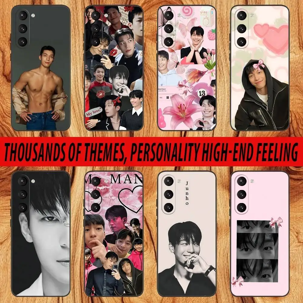 

Phone Case For Samsung S 25,24,23,22,30,21,10,9,Ultra,Plus,Lite,FE,4,5 G W-Wi H-Ha-joon Black Soft Case