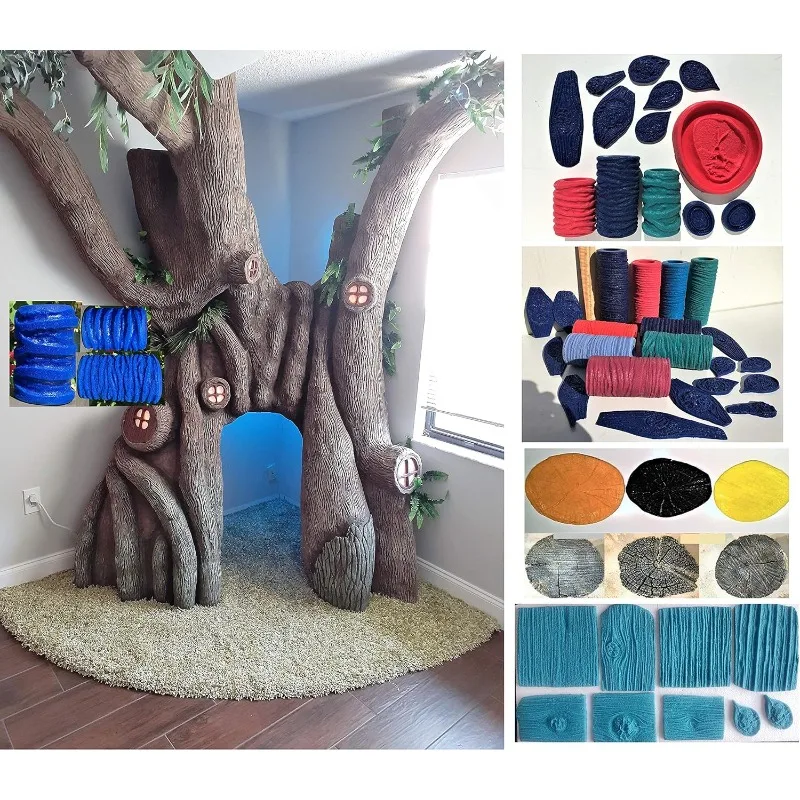 46 NARZĘDZIA DO CIĄGNIKÓW DREWNYCH, 12 STAMÓW ROLLERÓW TEKSTUROWYCH, 34 STAMKI RĘCZNE, NIESOWA PRYSTYCZNE TEKSTURY DREWNEJ