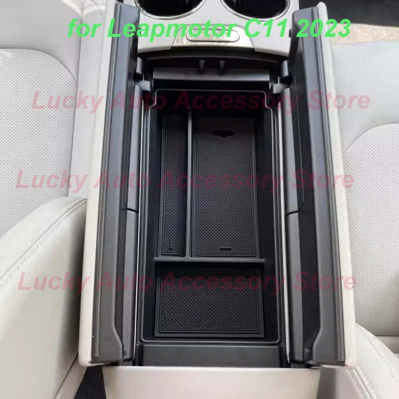 

Car Armrest Storage Box for Leapmotor C11 2023 Central Console Box Organizer ABS Box Classify Interior Accessories