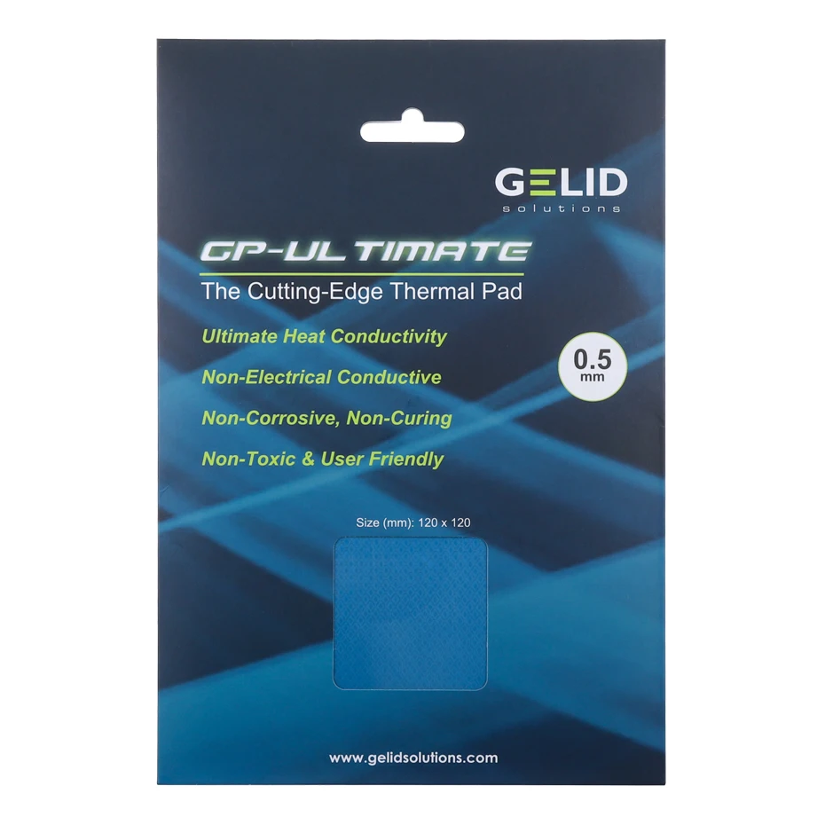 GELID gp-ultimate 15W/MK almohadilla térmica CPU/GPU, placa base gráfica, almohadilla de grasa de silicona, disipación del calor, almohadilla de