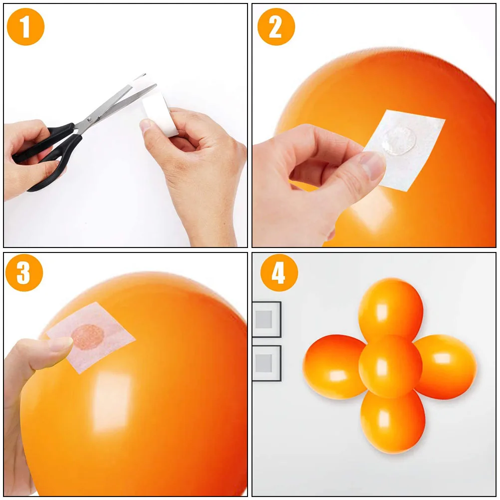 

15 Rolls Glue Tape Balloon Decorative Reusable Adhesive Balloons Removable Dots