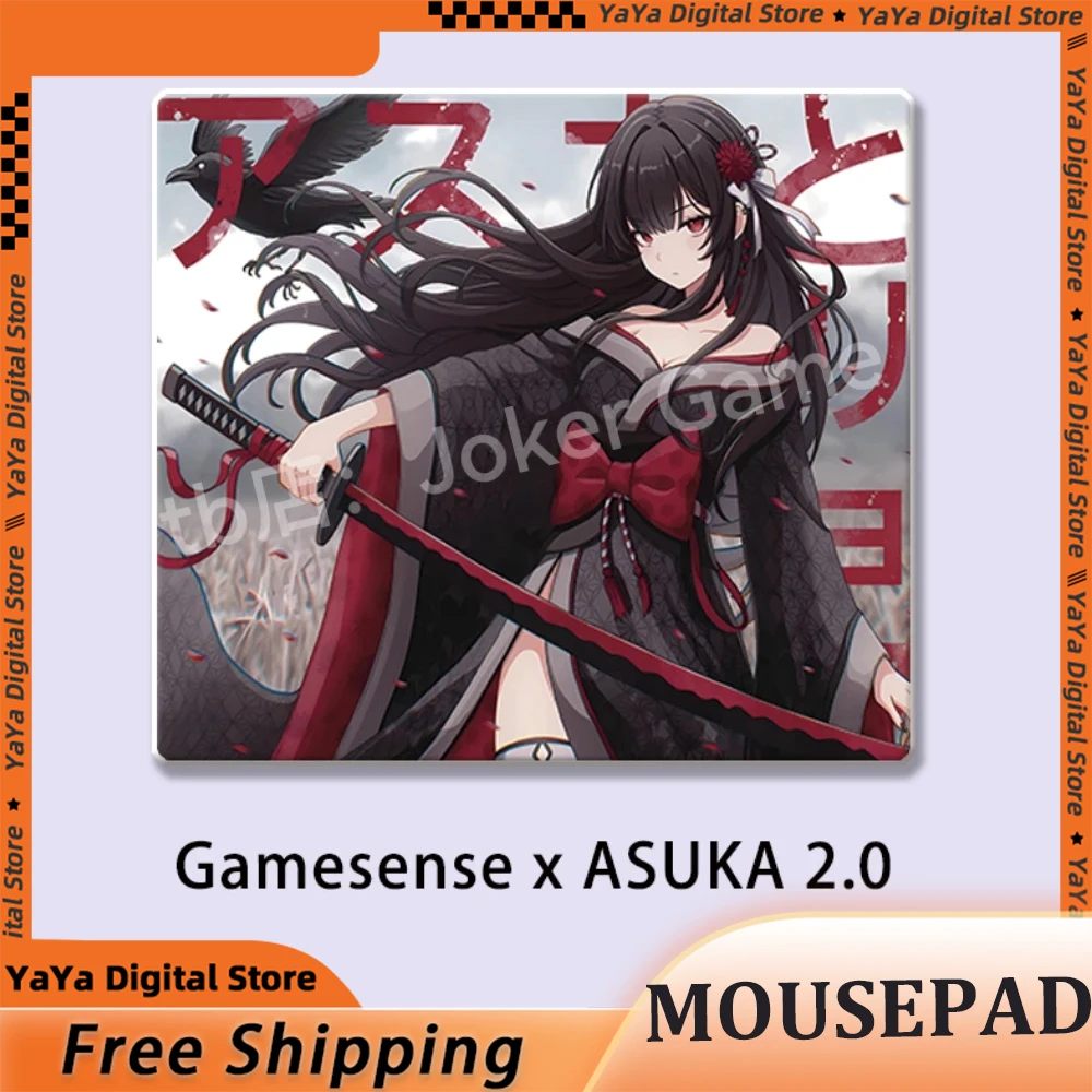 Gamesense Asuka Sonar Glass Mouse Pads Gaming FPS الزجاج المقسى نسخة الطبعة لوحة الماوس السلس المهنية المخصصة ألعاب الكمبيوتر