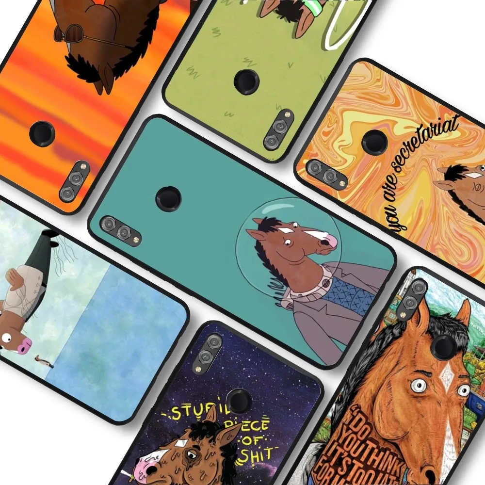 B-Bojack H-Horseman  Mousepad For Huawei Honor 10 lite 9 20 7A 9X 30 50 60 70 pro plus Soft Silicone Cover