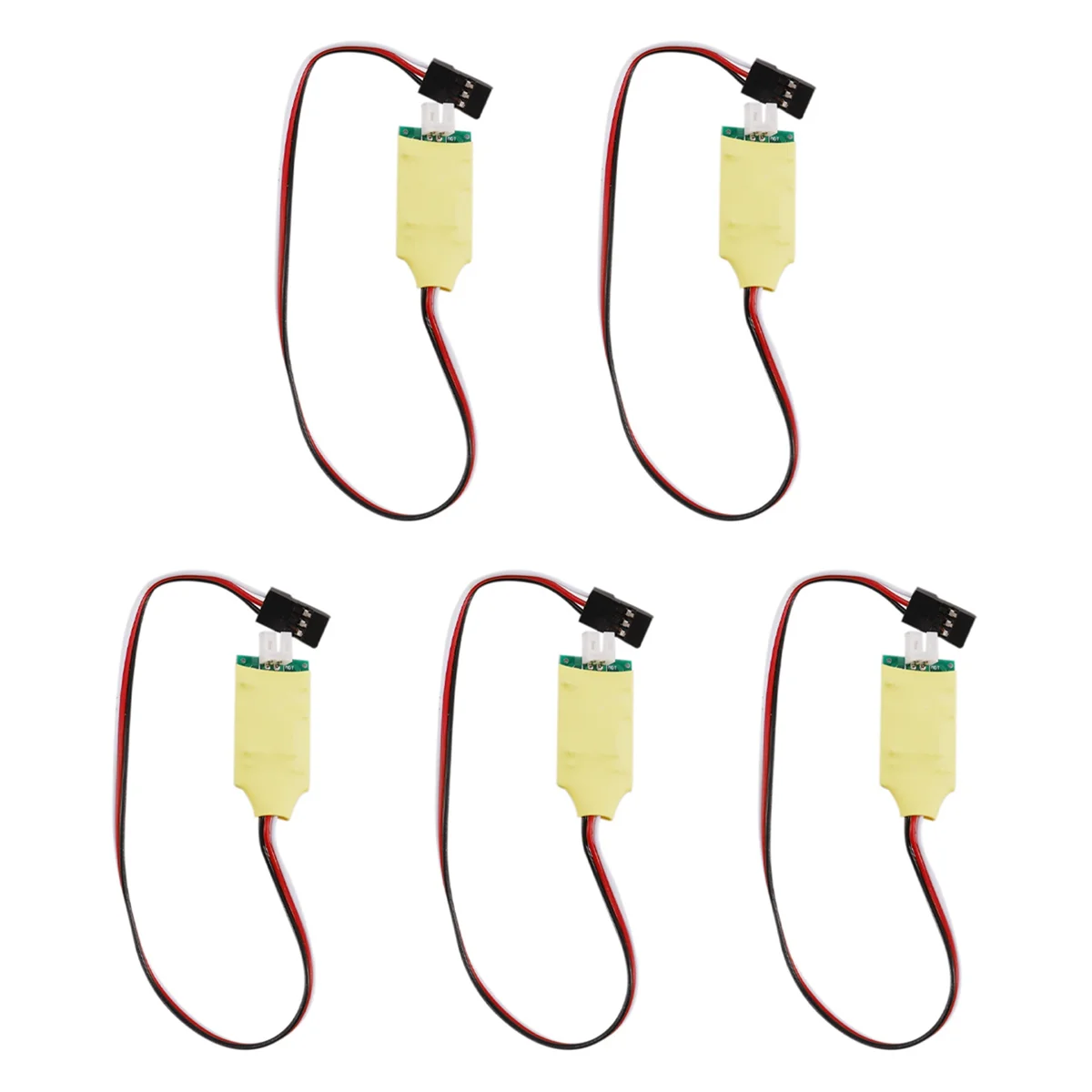 

BAAU 5X Winch Remote Controller Receiver Cable for 1/10 Axial SCX10 TRX4 D90 CC01 RC Crawler Car Parts