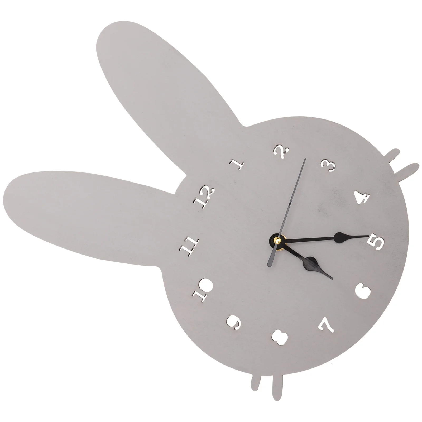 

1Pcs Cartoon Rabbit Hanging Wall Clock Modern Wooden Decorative Living Room Home Decor Wall Art Clock Hanging Decor