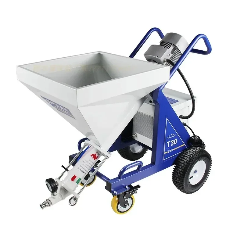 

real stone paint spraying machine T9 T10 T30 plastering gypsum mortar thick fireproof paint spraying machine