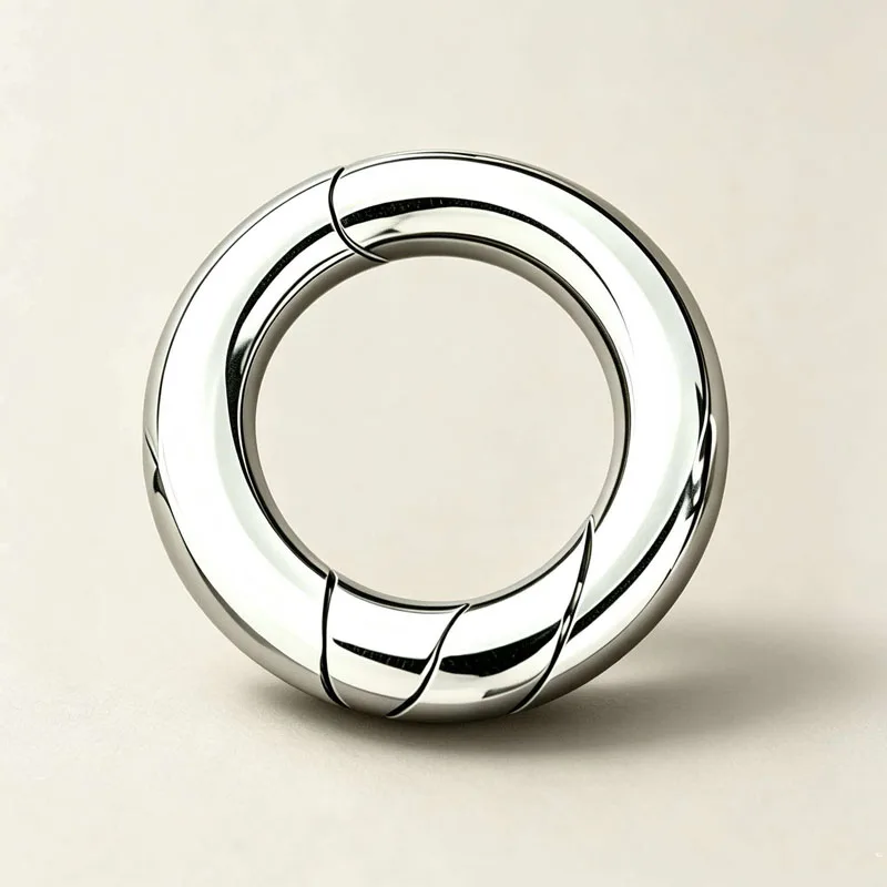 Cast Loop Metal Ring Circle Magic Brain Teaser Puzzles For Adults & Kids Mind Challenge Educational Gifts Problem Solving Toys