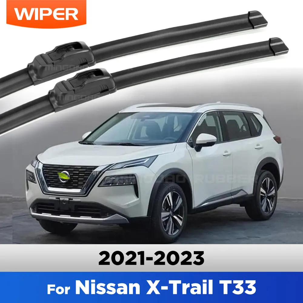 For Nissan X-Trail T33 2021-2023 Wiper Front Wiper Blades Windshield Windscreen Window Rain Brushes 26