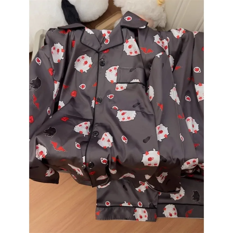 

Love And Deepspace Sylus Pajamas Cosplay Costume Cartoon Cute Long Sleeve Top Pants Set for Women Spring Summer Anime Nighty