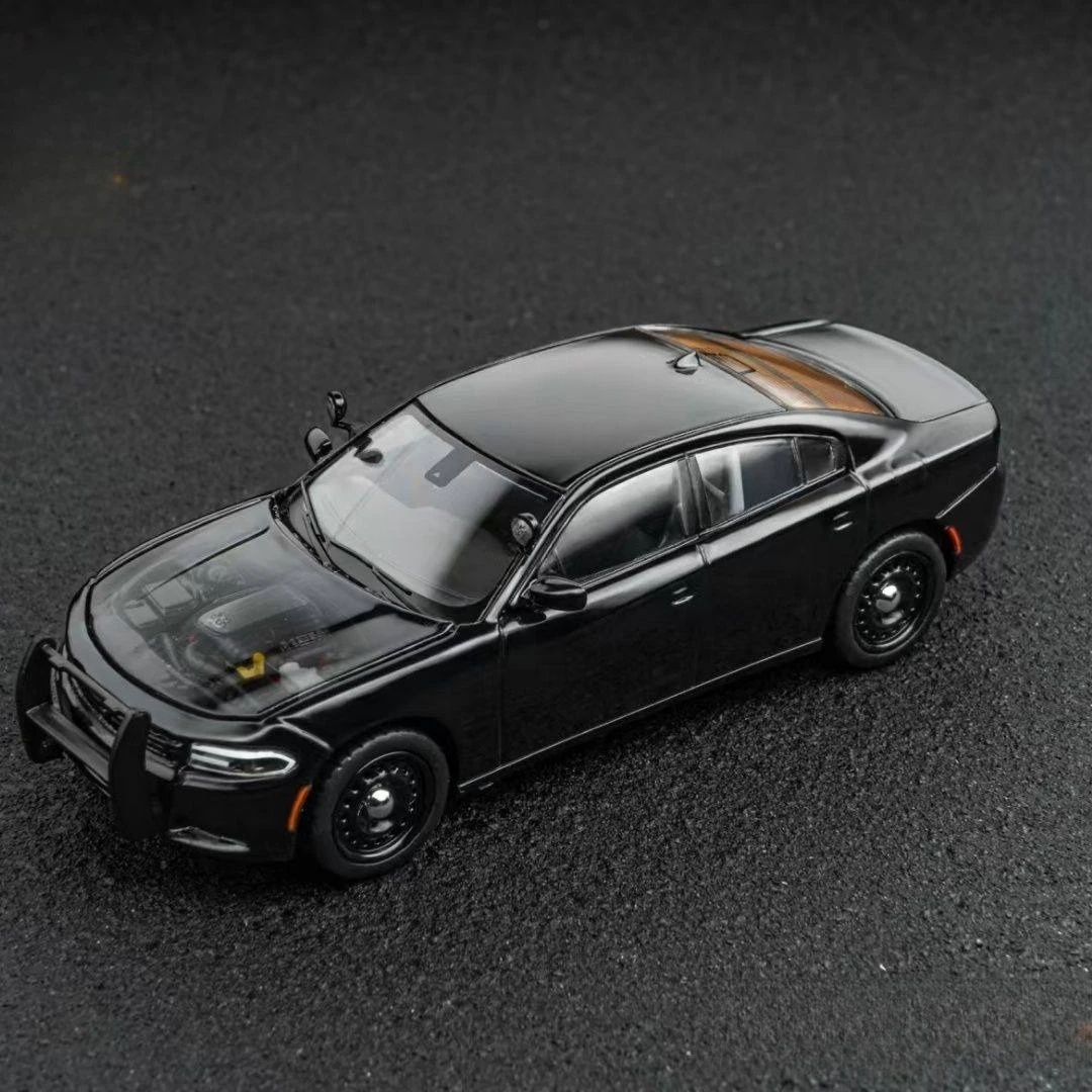 Diecast Elite Collectibles 1:64 Scale Warhorse Police Interceptor Open Cover Alloy Car Model