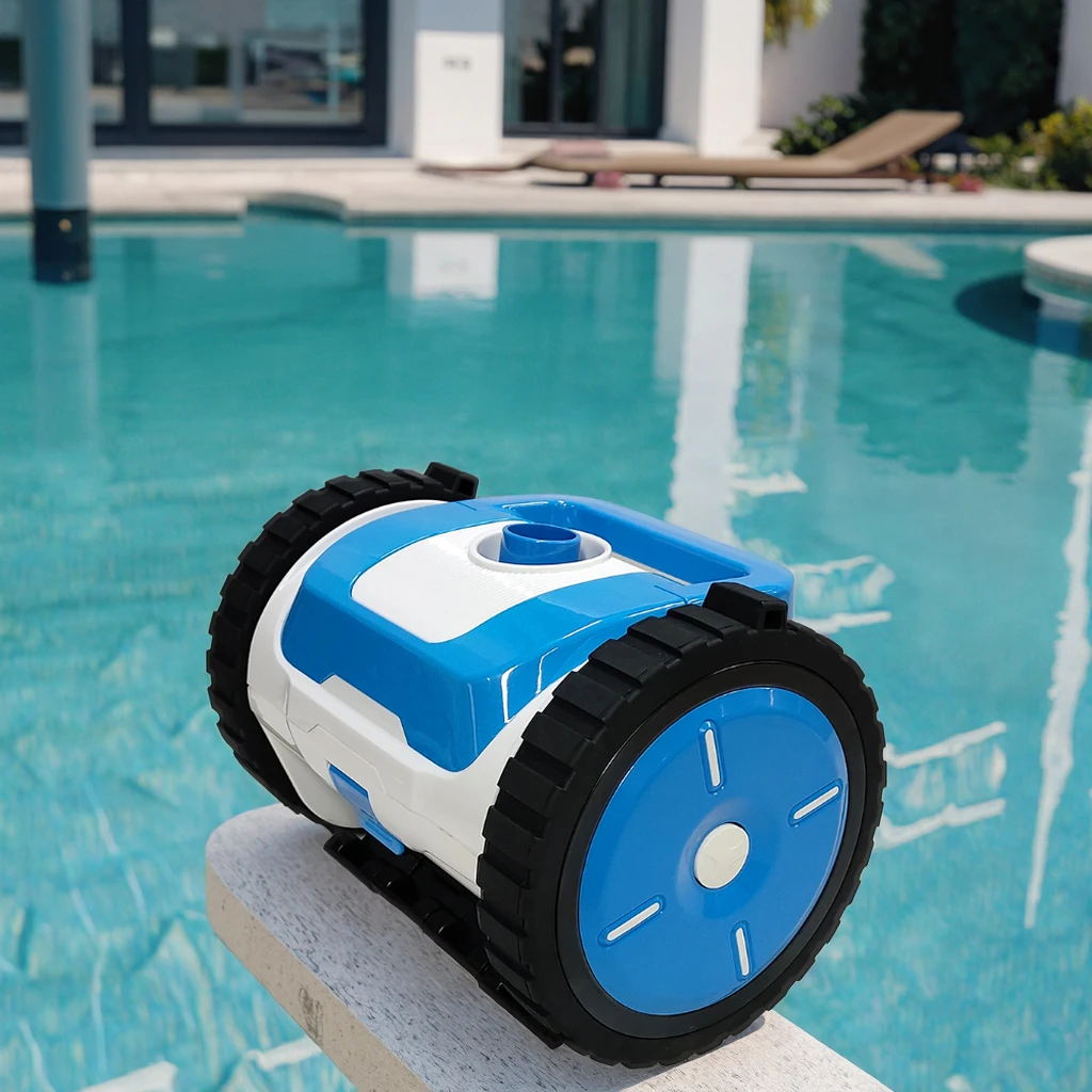 Automatic Pool Cleaner Robot R5 Wall-Climbing Pool Sweeper for Large Inground Pool, Includes 40ft Hose and Full Accessories