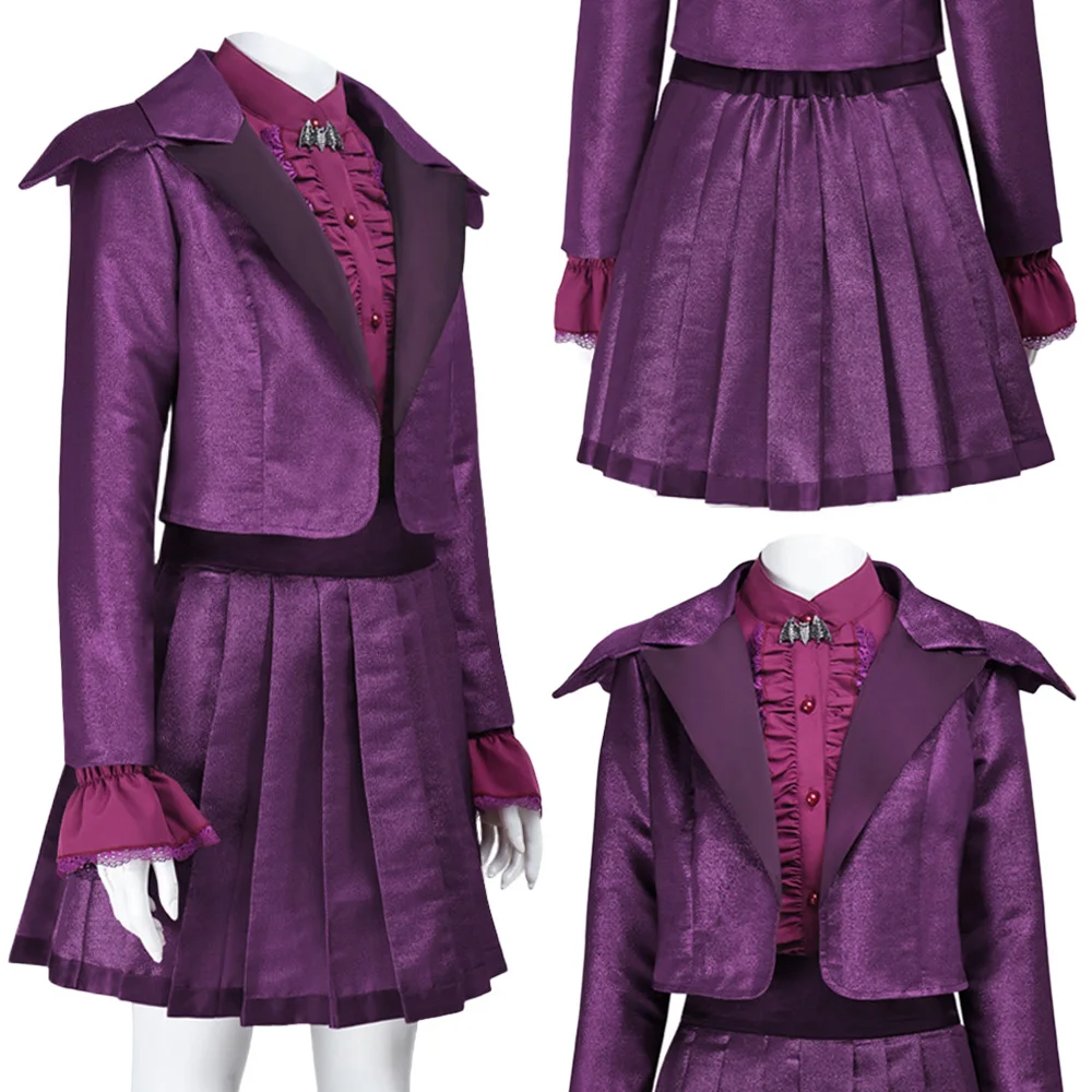 

Fantasia Vampire Rina Cosplay Jacket Skirt Clothing Cartoon Vampire Disfraz Costume Women Fantasy Halloween Carnival Party Cloth