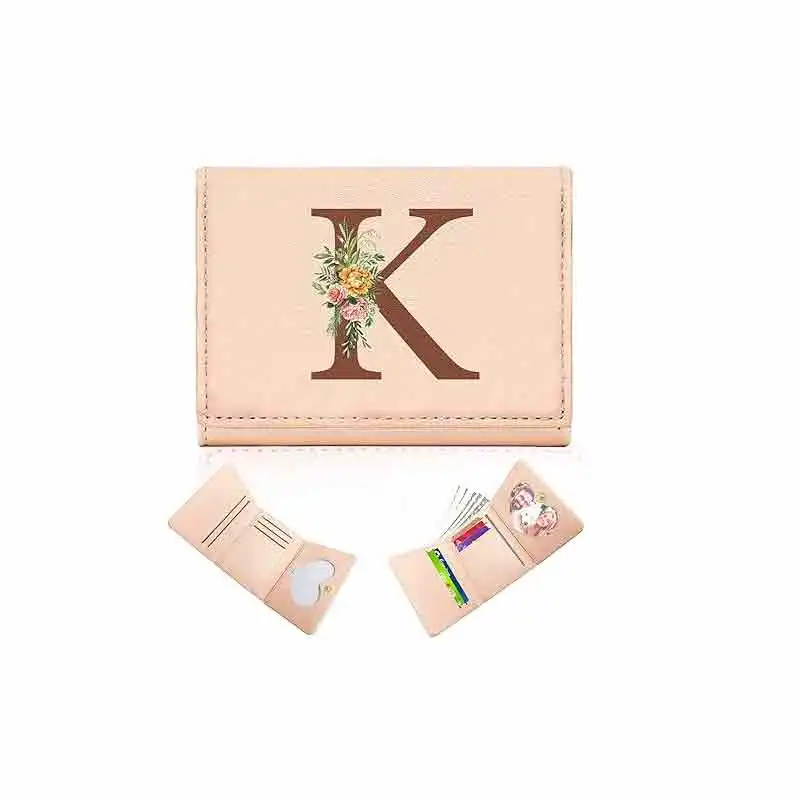 VL-024 Cute small Wallet for Girls Women,Trifold Leather Card Girls Wallet Organizer