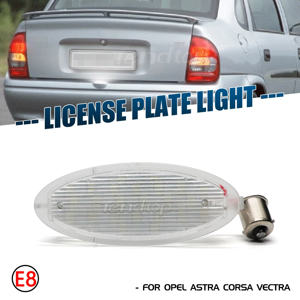 18Led license Number Plate Light Lamp For Opel Vauxhall Astra F Corsa Vectra Tigra Agila Caravan Coupe Kasten Stufenheck