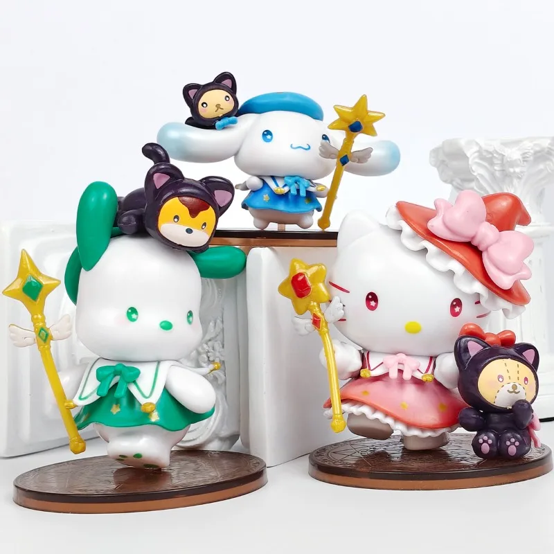 星空の夜パーティー マジシャン サンリオ ブラインドボックス フィギュア クロミ ドール マシン ドール ツイストエッグ オーナメント ドール おもちゃ