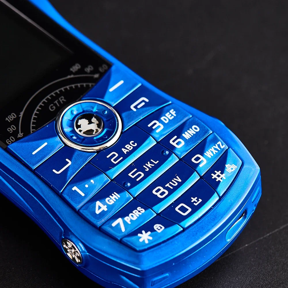 هاتف محمول صغير بلوتوث Dialer 1.8 "مفتاح سيارة صغير هاتف منخفض الإشعاع 2 SIM GSM طالب فاخر غير مقفول هاتف محمول صغير #5