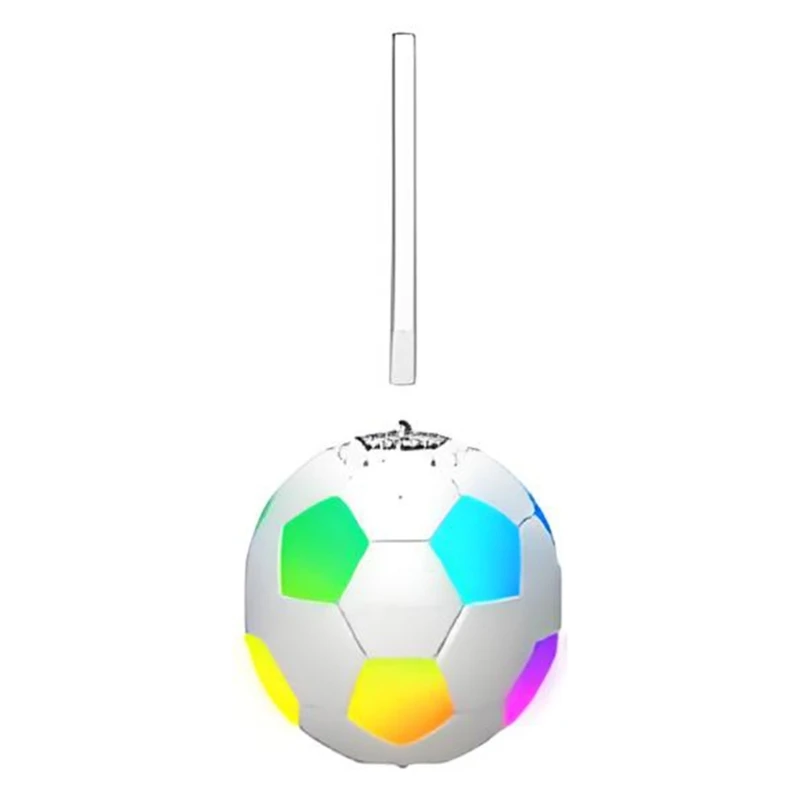 547B Mini Football Shaped Wireless Speaker With Dynamic RGBs Lighting And 10Hours Playtimes For Travel Camping