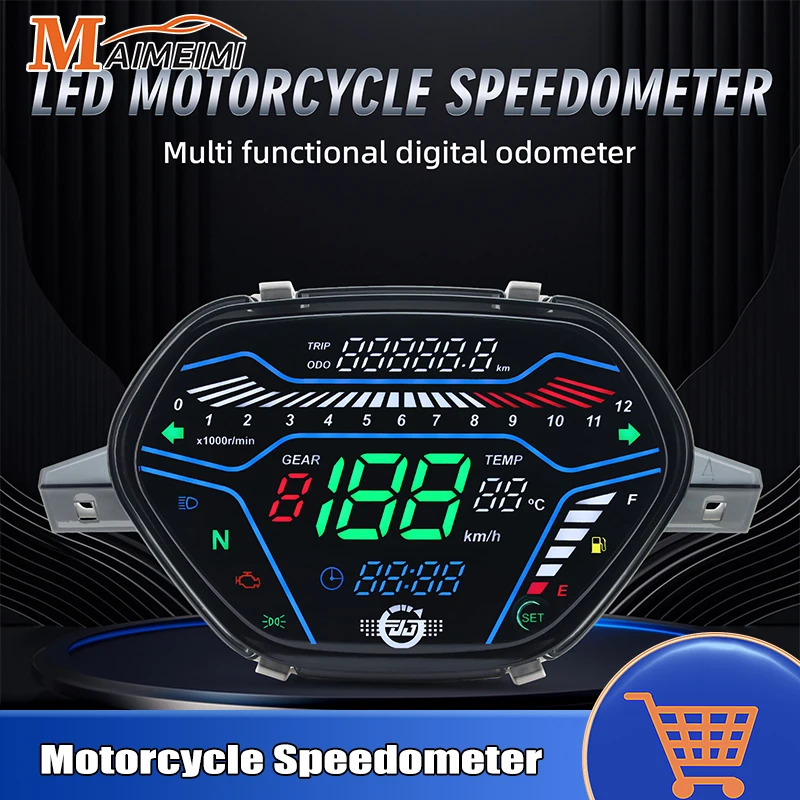 For EX5 Class1 CX DX Digital Motorcycle Speedometer Odometer RPM Fuel Meter For Honda Wave100 CD110 Alpha Ori Tokyoda DY110-2F