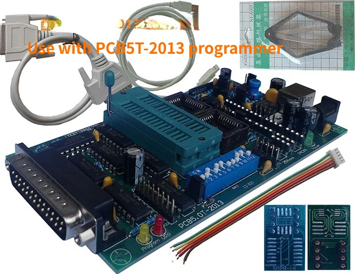 MCS-51/AVR+PLCC44 Adapter ADP-B11 (SPI-25XX-PCB5-WILLEM)