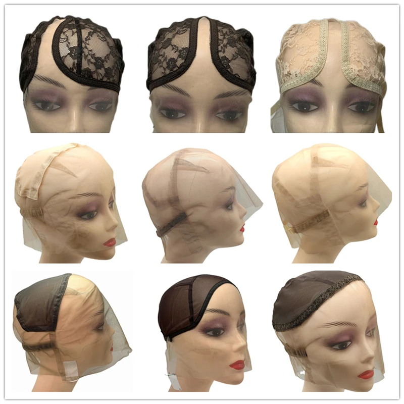 13x6/13X4 Full Lace Front Wig Caps for Making Wigs with Adjustable Straps Glueless Weaving Cap Wig Base for Ventilating or Knott