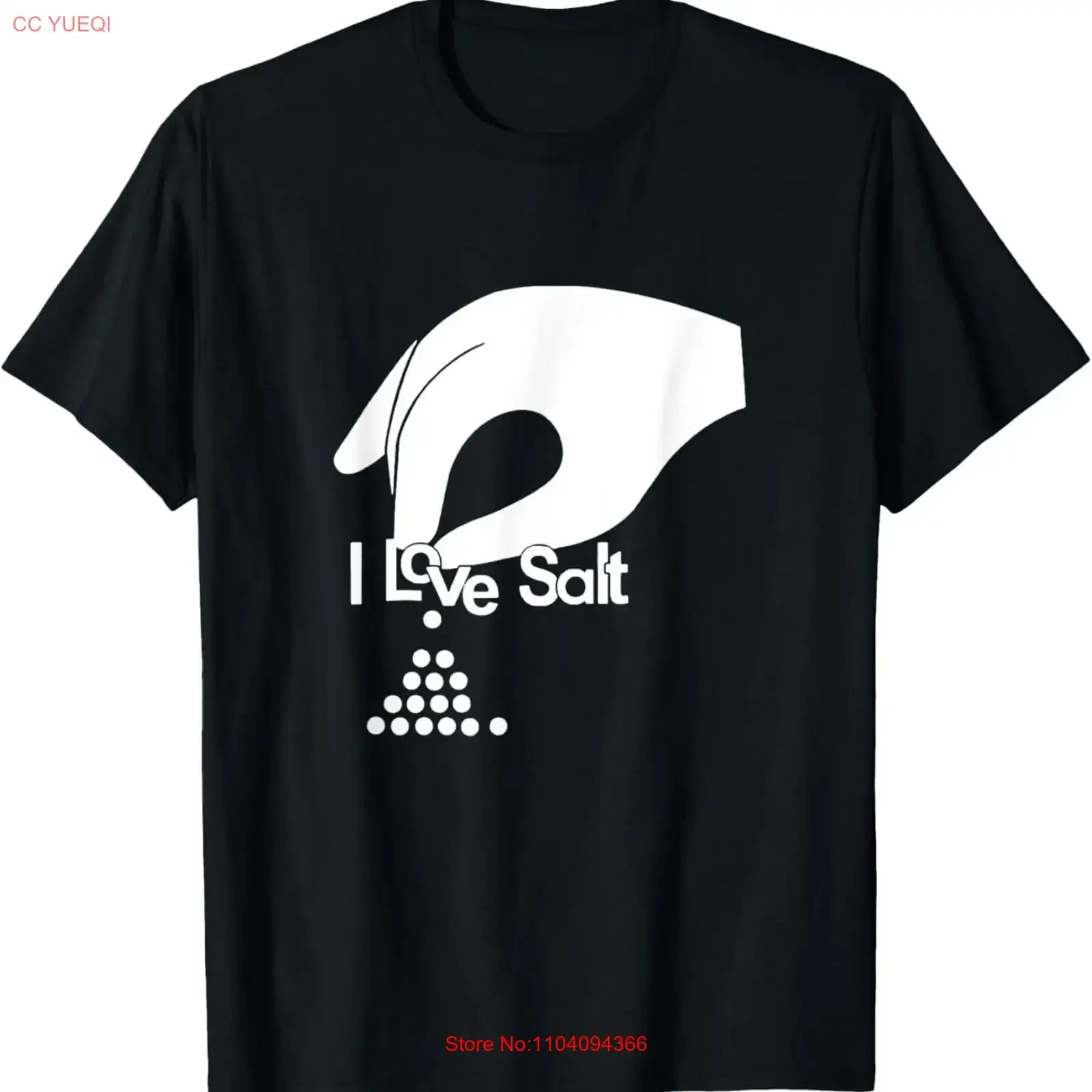 i love salt pinch T Shirt vintage Washed fashion Casual streetwear Soft Top For Everyday Wear designer clothes Stylish
