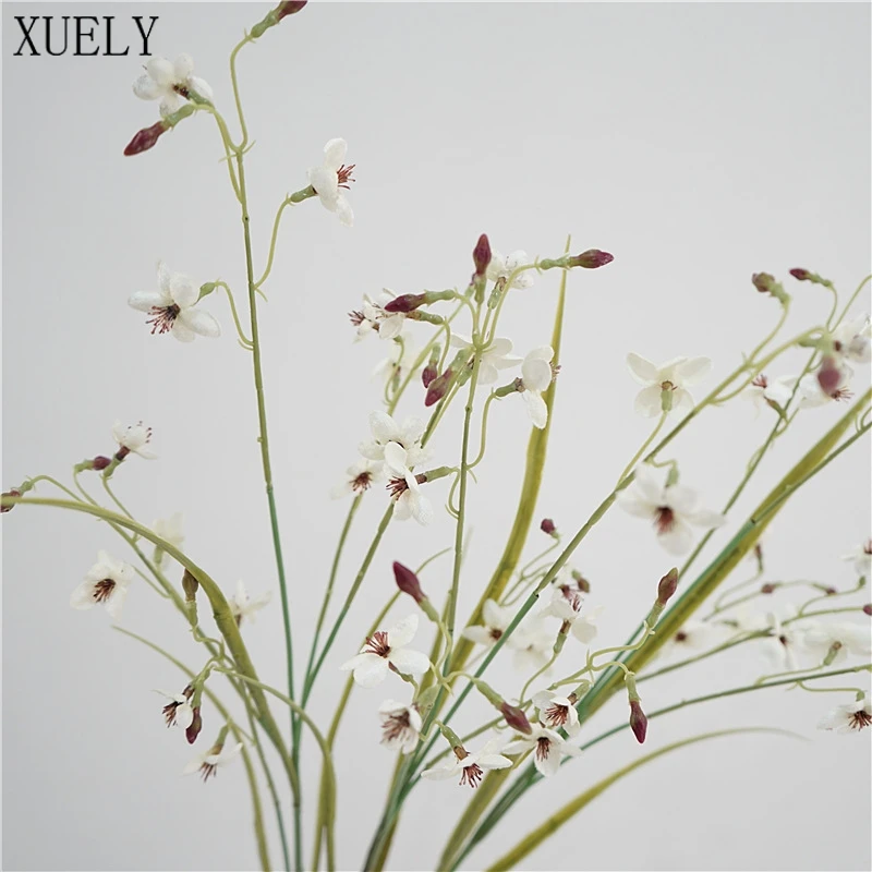 90 سنتيمتر الأوركيد الكراث الاصطناعي الزهور الزفاف قاعة الجدول ديكور المنزل زهرية الحلي زهرة ترتيبات اكسسوارات صور الدعائم #1