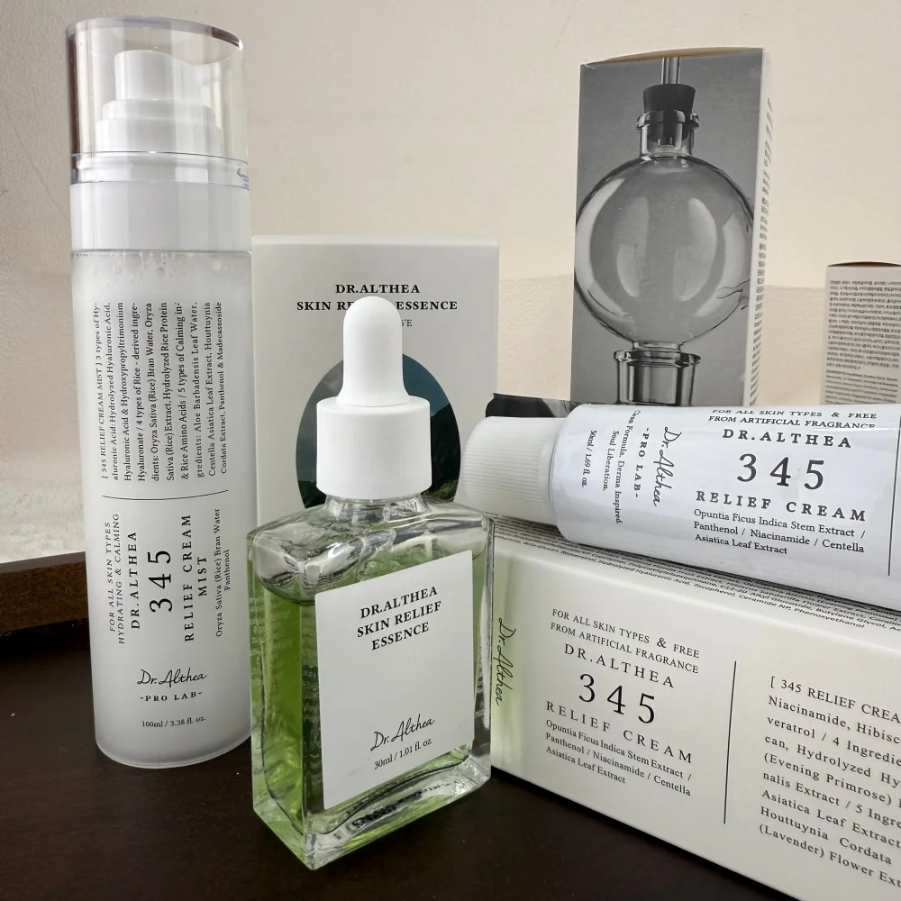 Dr.Althea Skin Relief Trio Set 85% Centella Asiatica cica serum sensitive skin calming Seasonal Skin Care Skin Irritation Relief