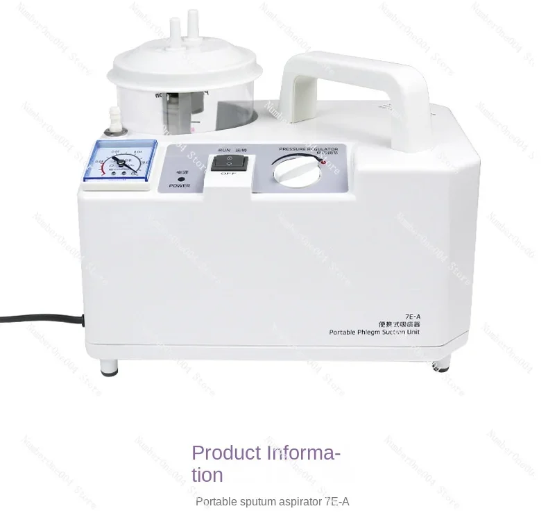 Portable Absorb Electric Aspirator Pump Vacuum Devices Medical Phlegm Suction Unit Machine Hospital Surgical