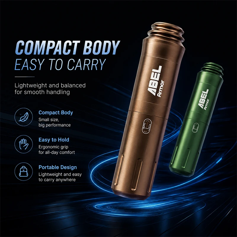 ABEL Wireless Tattoo Pen Ultra Lightweight Compact Portable Tattoo Machine for Professional Tattoo Artists