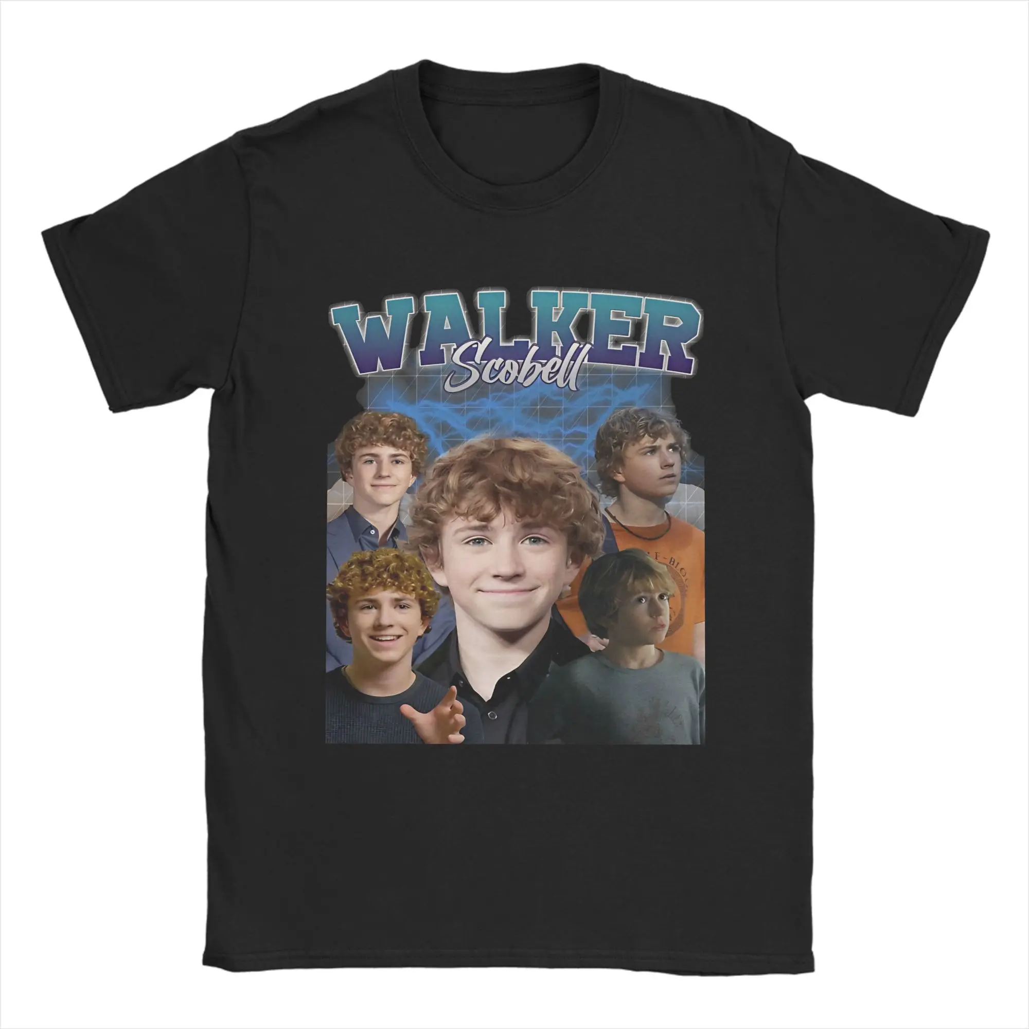 

Men T Shirt Walker Scobell Retro Style T Shirts Novelty Summer Tee Shirt Funny Custom Logo Cotton Tops Plus Size