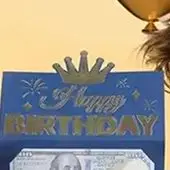 

1 Piece Birthday Cash Envelopes Money Birthday Card Folding Cash Holder Greeting Envelop Birthday Money Box For Kids Teens