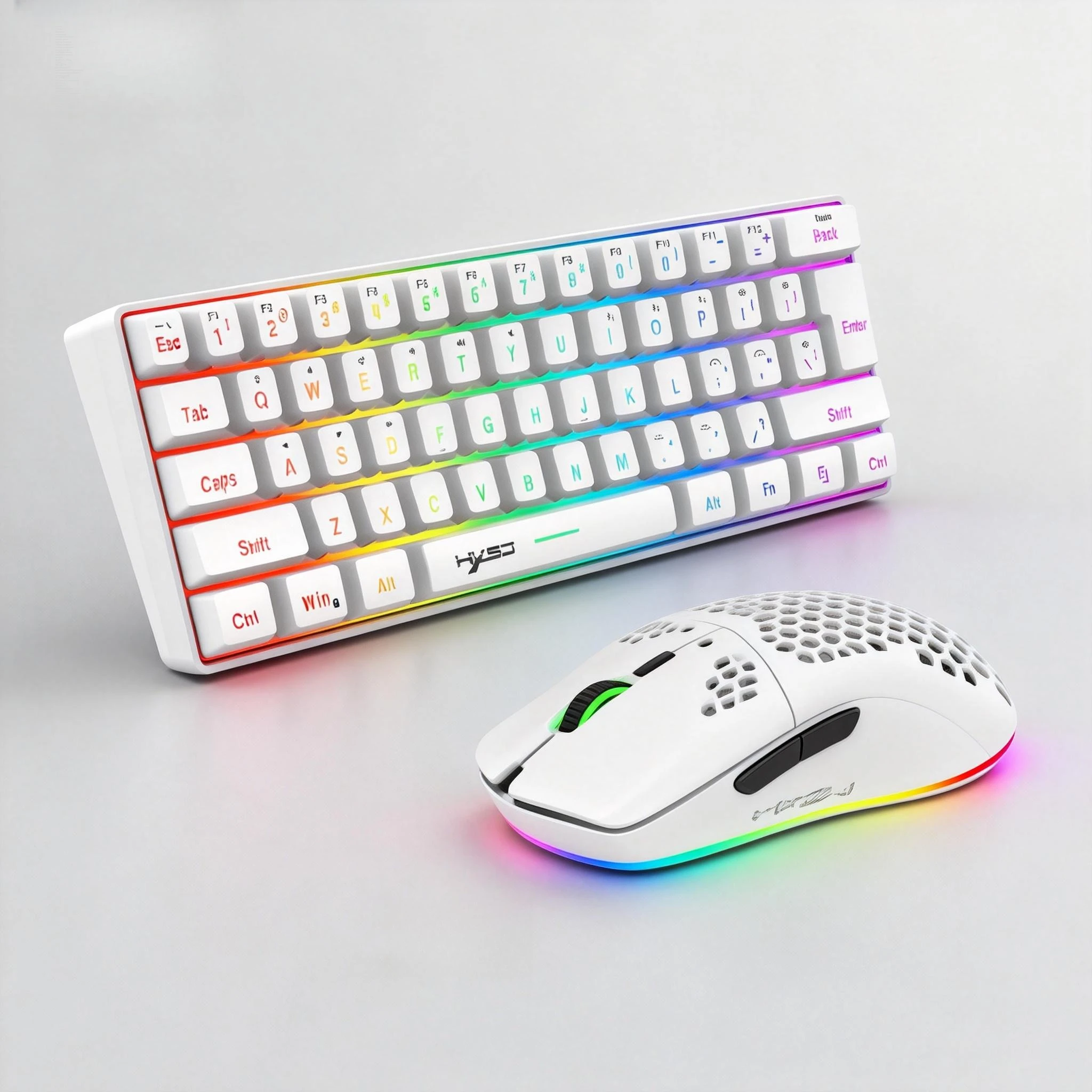 Wireless keyboards and mouse kwhite gaming eyboard USB 60%  Computer branco Bluetooth combo ergonomic Pc Backlit ipad key board