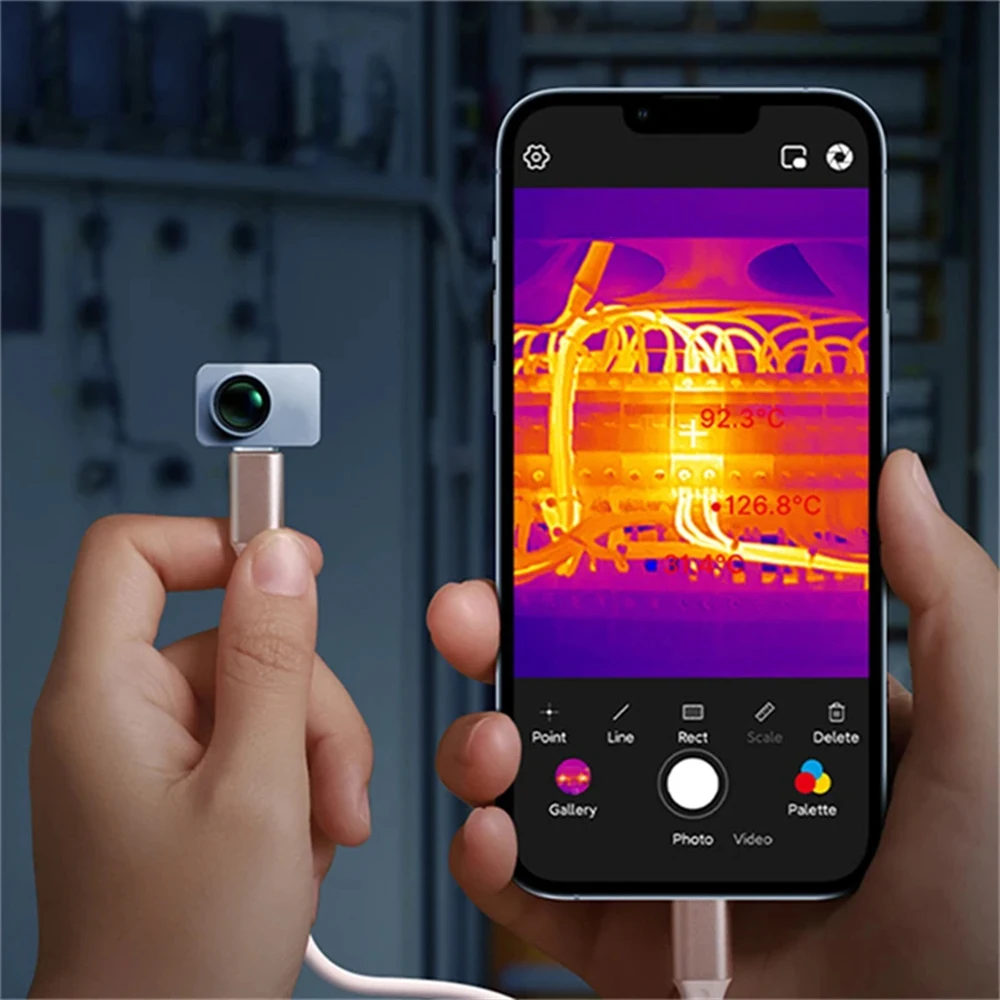InfiRay Adattatore da Lightning a USB C per iPhone 15/15Pro/15 Pro Max/Plus, appositamente progettato per la versione iOS di InfiRay P2 Pro XH09 e T2 Pro Thermal Imaging Camera InfiRay Adattatore da Lightning a USB C per iPhone 15/15Pro/15 Pro Max/Plus, appositamente progettato per la versione iOS di InfiRay P2 Pro XH09 e T2 Pro Thermal Imaging Camera