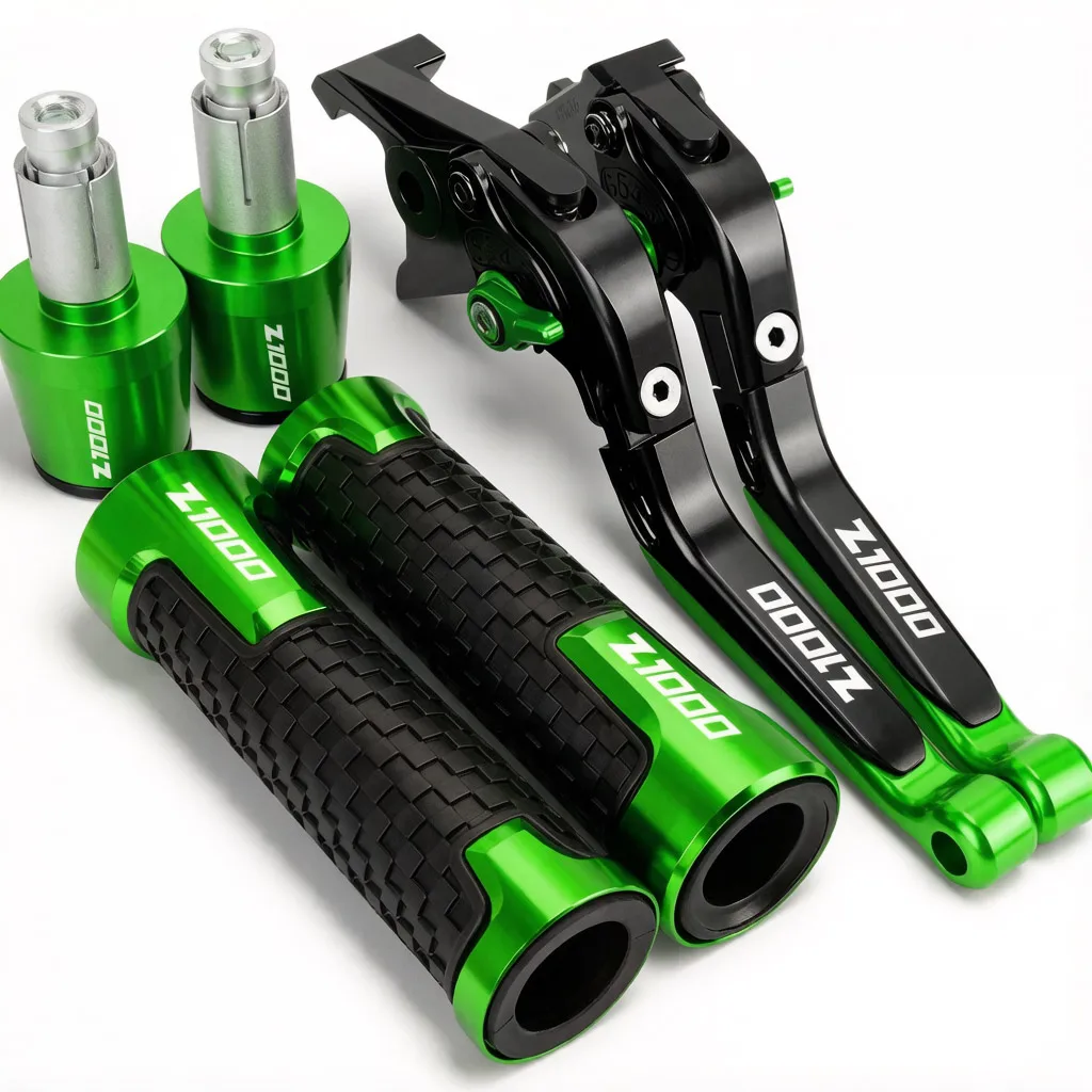 

FOR Kawasaki Z1000 2003 2004 2005 2006 Parts Motorcycle Clutch Lever Brake Levers Moto Handlebar Handle Hand Grips Ends Cap