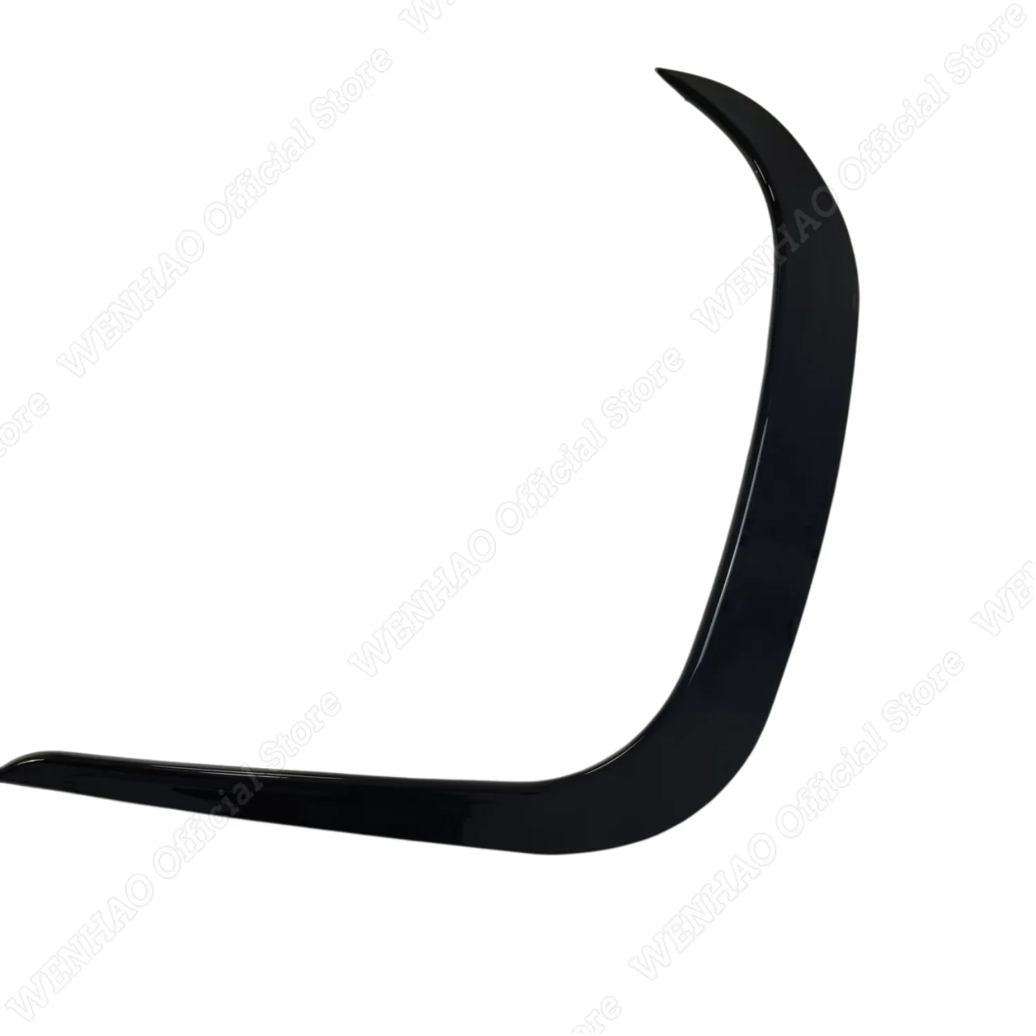 2PCS ABS Gloss Black Car Front Bumper Side Splitter For VW TIGUAN MK3 CT1 R-line 2024+ Tuning Bumper Trim Wind Knife BodyKits 6