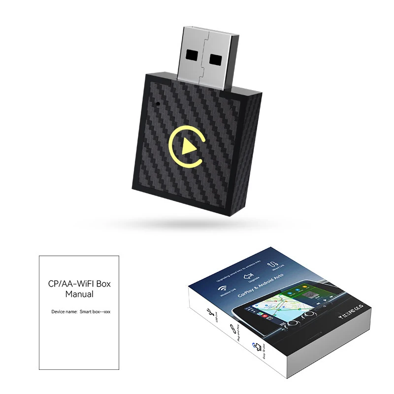 Adattatore wireless 2in1 Carplay cablato a wireless per Android Auto Smart Dongle Plug And Play Connettore automatico per veicoli camion