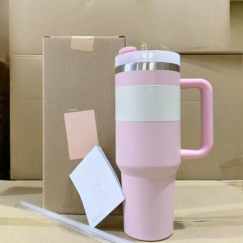 

2025 new1.18L 40oz Lids Stainless Steel Thermo Bottle Car Water Cup Insulated Cold Drink Vacuum Cup Travel Thermal Mug For Sport