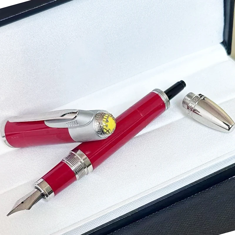 luxo rollerball pen for gift edicao limitada assinatura enzo red ferar escritorio escola papelaria escrita suave 01