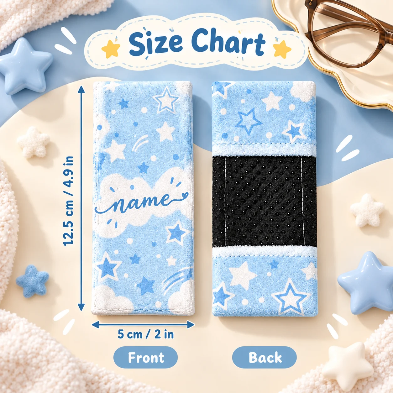 Custom Lens Cloth Personalized Eyeglass Cleaning Wipe Crystal Super Soft for Glasses Camera Screen Travel Office Daily Care