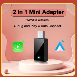 Wired to Wireless Carplay Adapter for plug and play Benz A B C E S Class ML GLA GLC GLK CLA GLE Car Accessories Bluetooth Dongle
