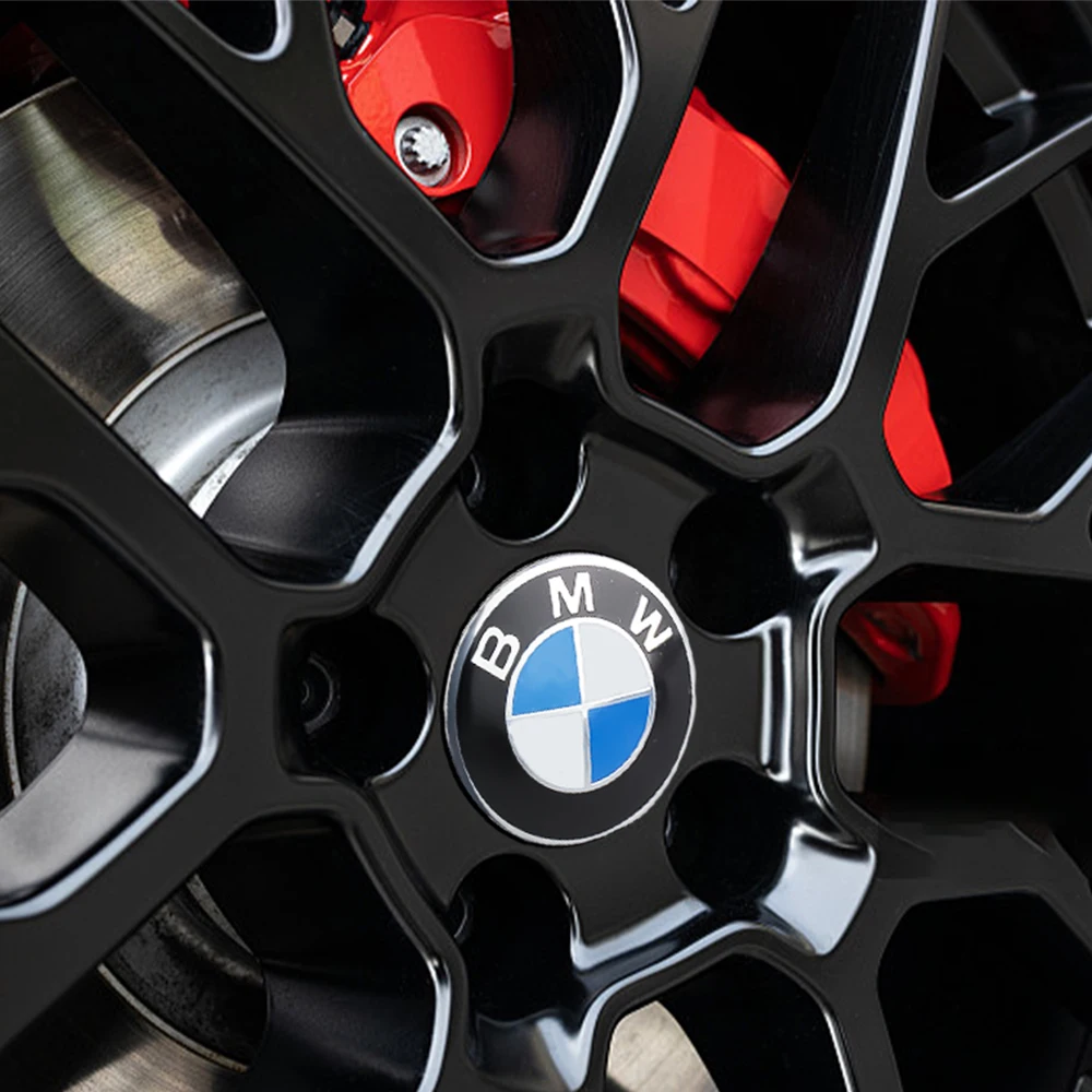 4pcs 56/60/65mm Car Wheel Center Hub Cap Decor Sticker for BMW M M3 M5 F07 F10 F30 F20 E28  E36 E39 E46 E91 Performance X1 X2 X5