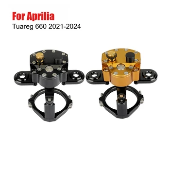 Steering Damper Stabilizer For Aprilia Tuareg 660 2021-2024 Motorcycle Steering Shock Absorber Kit Reverse Safety Accessories