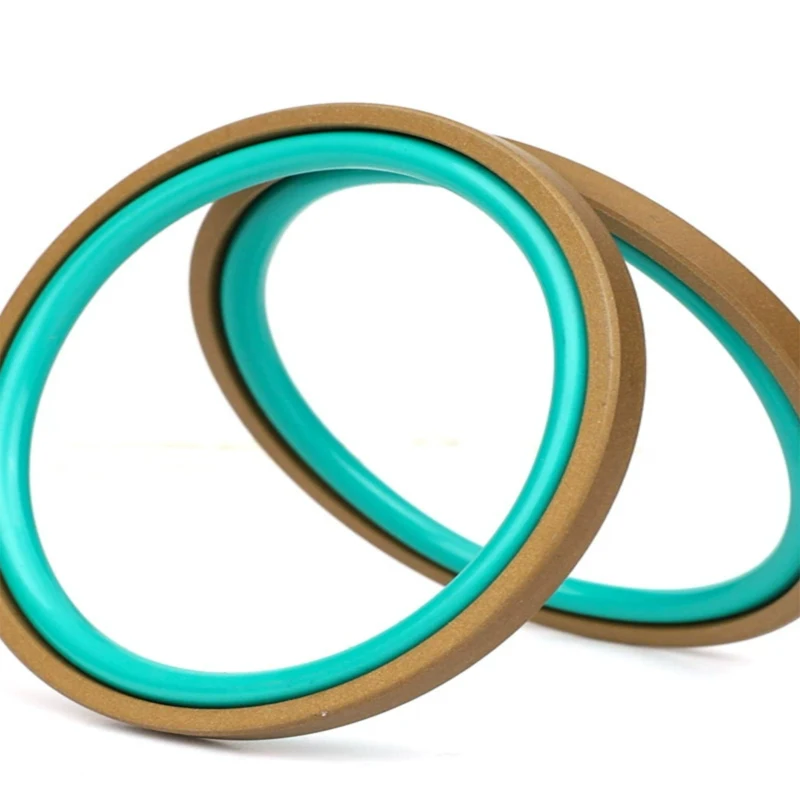1Pcs Combination seal,Hydraulic Cylinder Reciprocating Seal STD Hole Shaft Two-Way Piston Rod Combination Wear Ring FKM