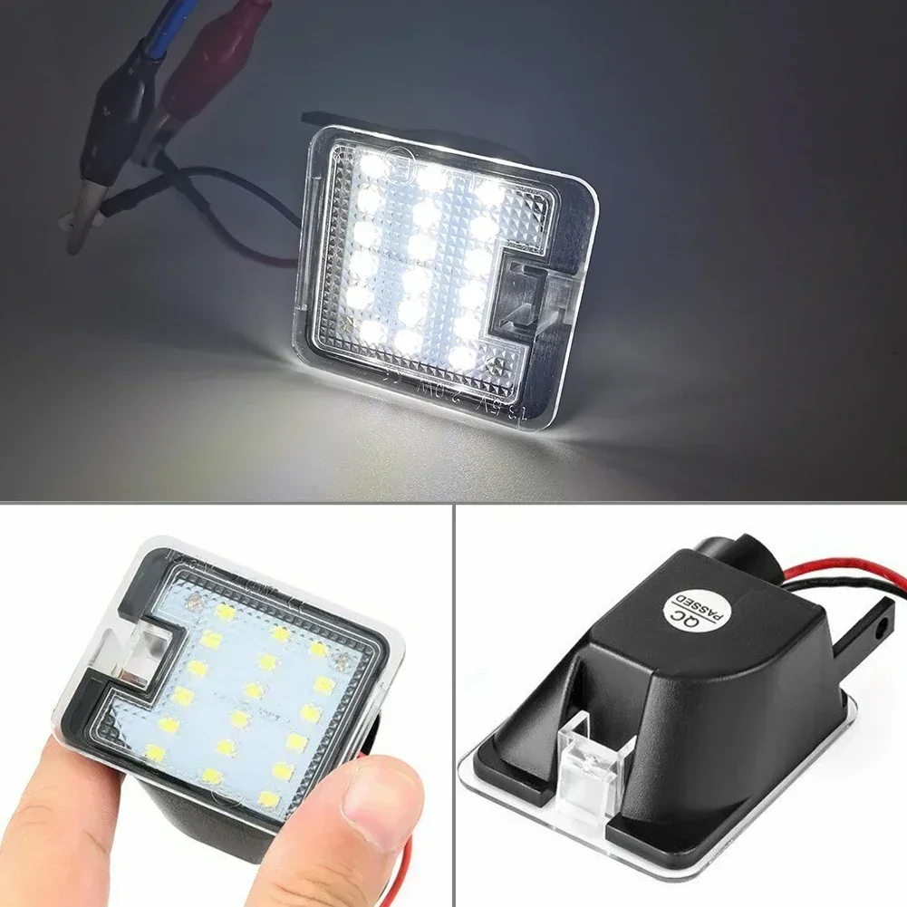 For Ford SMax CMax Kuga Escape Monde 4 Focus 3 Grand 2 Accessories Car Puddle Lamps Canbus Led Under Side Mirror Light view 5