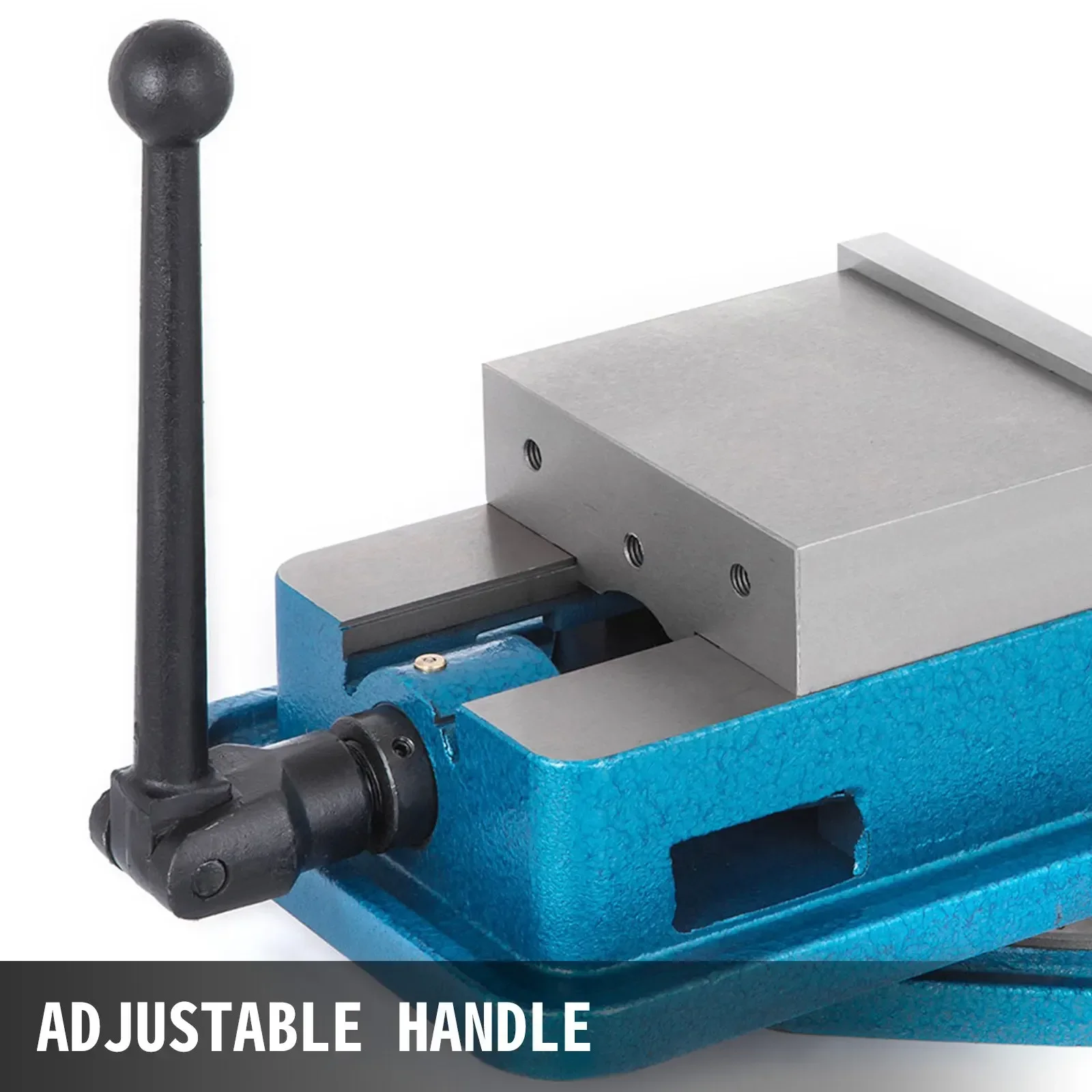 6-Inch Heavy Duty Milling Machine Vise, 360° Swivel Base High Precision Clamping Vise for Metalworking