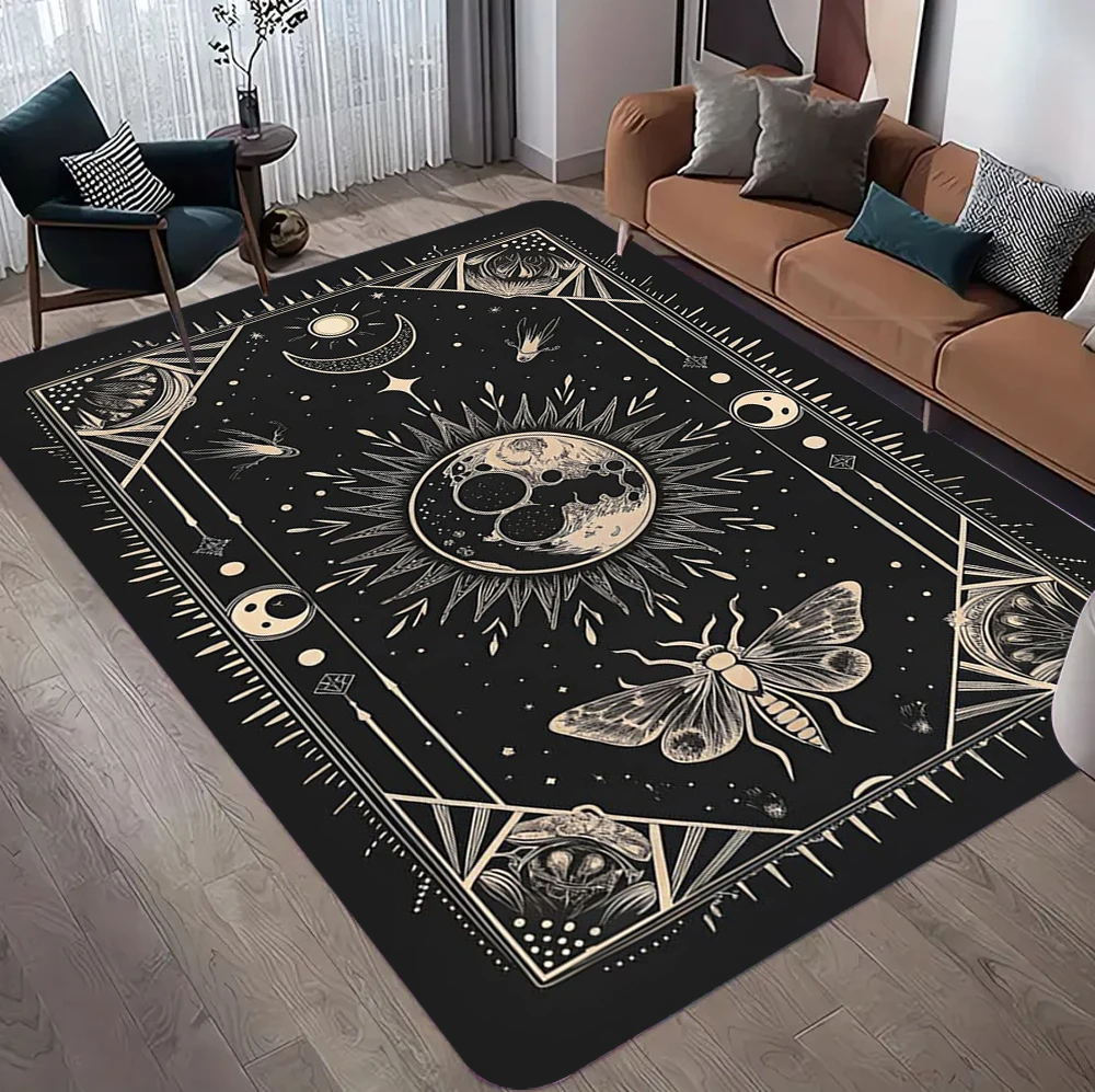 Karpet Area Gotik Pentagram Ma - Home Decor Retailers ulasan dan harga