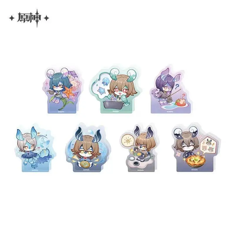 

[Genuine] Mihoyo Game Genshin Impact Melusine Q. Ver Cosplay Acrylic Desktop Decoration Anime Cartoon Acg Accessories Halloween