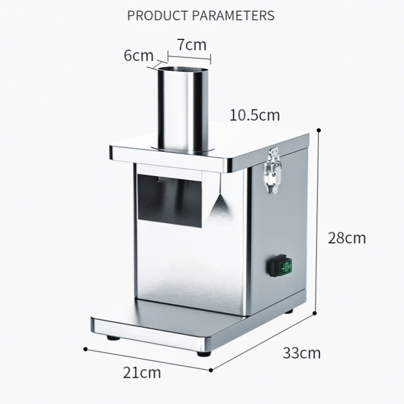 Commercial vegetable cutter Heavy duty stainless steel motor Vegetable processing 110V/220V 2